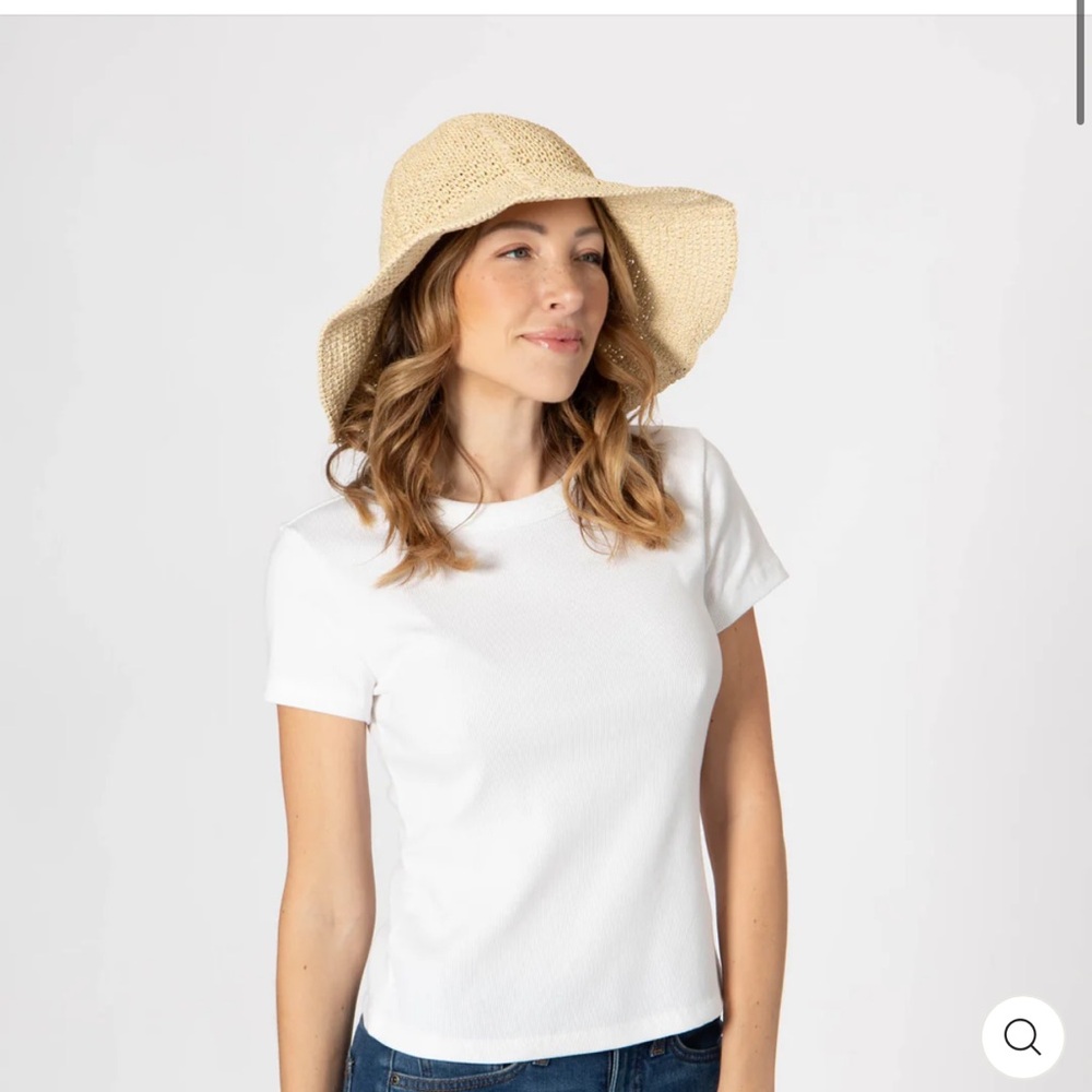 San Diego Hat Co crochet floppy bucket hat - Picture 2 of 6